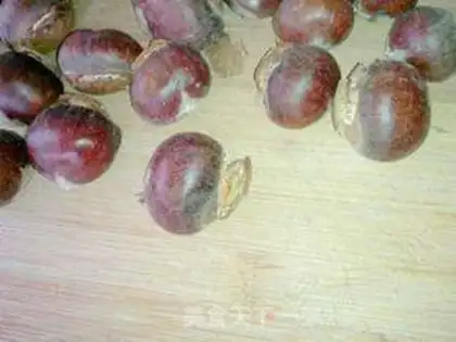 Make Chestnut rice cake step 1