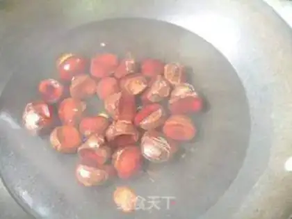 Make Chestnut rice cake step 2