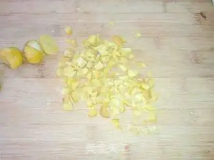 Make Chestnut rice cake step 3