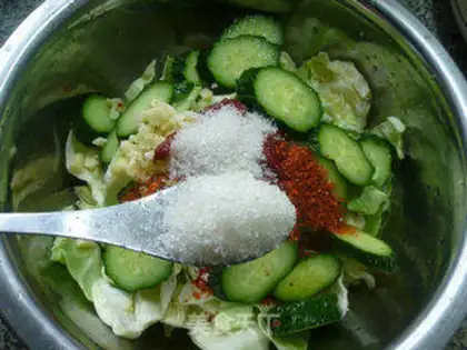 Make Korean pickles step 9