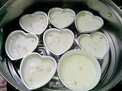 Make Chestnut rice cake step 9