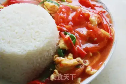 Make Tomato egg rice step 7