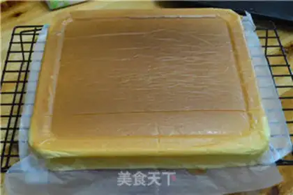 Make Japanese cotton cake step 17