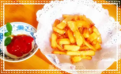 Make Milk fries step 6