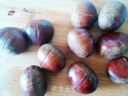 Make Sugar roasted chestnuts step 2