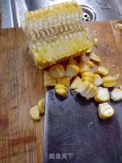 Make Pumpkin corn step 1