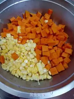 Make Pumpkin corn step 2