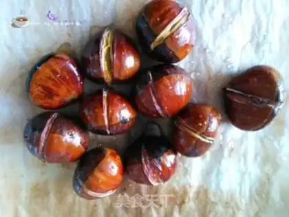 Make Sugar roasted chestnuts step 5