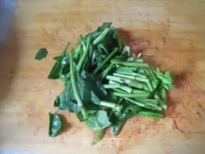 Make Spinach tomato liver soup step 17