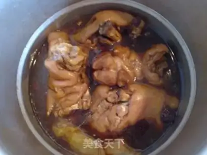 Make Soy pighands step 4