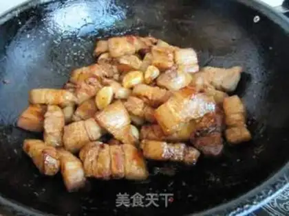 Make Garlic red meat step 13