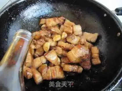 Make Garlic red meat step 14