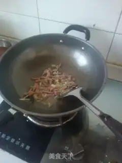 Make Soybeans evaporate halogen noodles step 2