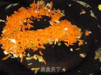 Make Weenie mushroom fried rice step 6