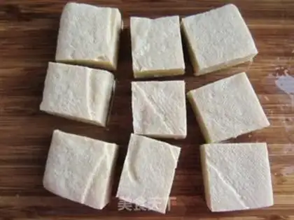 Make Frozen tofu red meat step 4