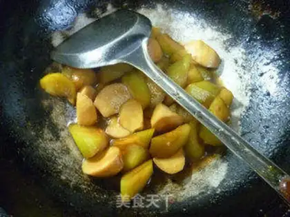 Make The apricots are burning up at night step 11