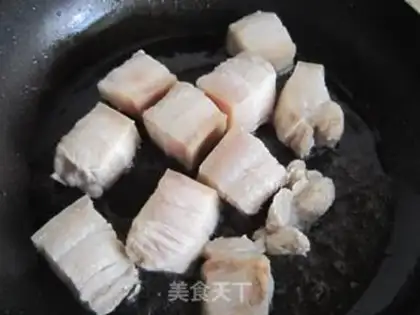 Make Frozen tofu red meat step 5