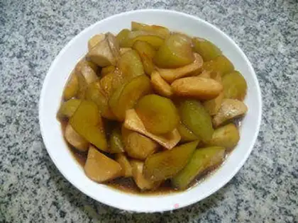 Make The apricots are burning up at night step 12