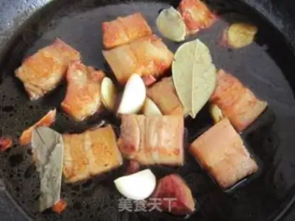 Make Frozen tofu red meat step 11