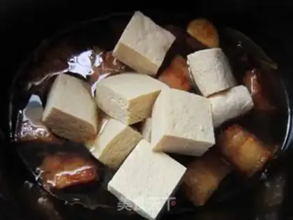 Make Frozen tofu red meat step 13