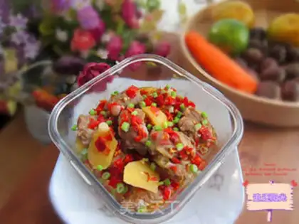 Make Pepper chopper, potatoes step 7