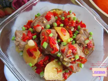 Make Pepper chopper, potatoes step 9