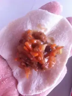 Make Sphinx pork dumplings step 11