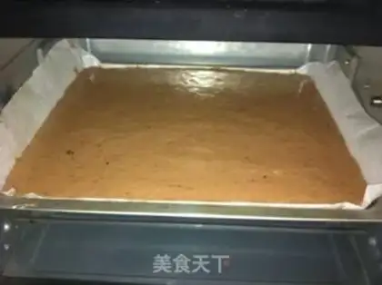 Make A giraffe cake roll step 11