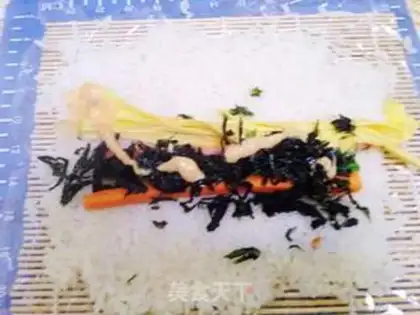 Make Flower sushi step 14