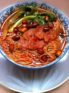Make Spicy shrimp noodles step 7