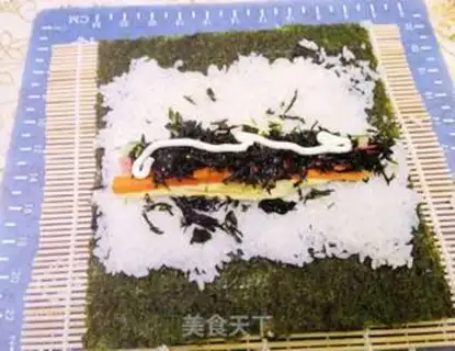 Make Flower sushi step 20