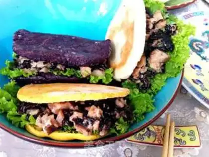 Make Three-coloured meat step 28