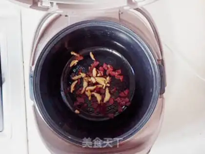 Make Dinosaur mushroom rice step 4