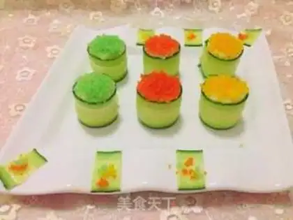 Make Flower sushi step 27