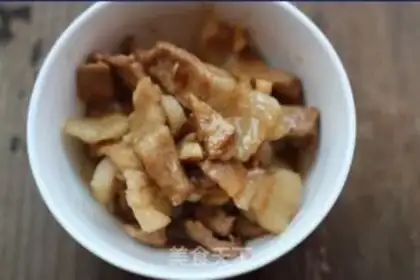 Make ♪ Scramble the pork ♪ step 6