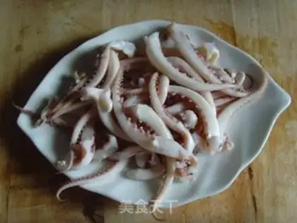 Make Soy squid shaving step 2