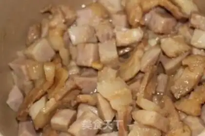 Make ♪ Scramble the pork ♪ step 13