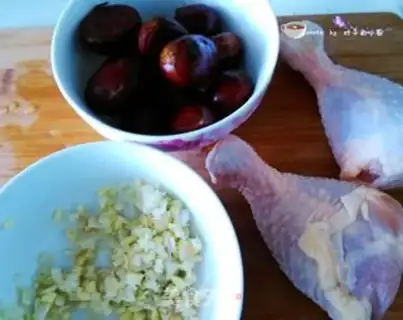 Make Chestnut roast chicken step 0