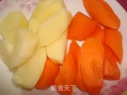 Make Curry carrot wings step 2