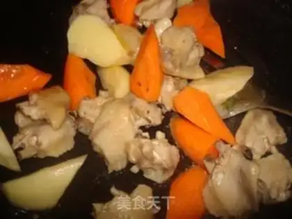 Make Curry carrot wings step 3