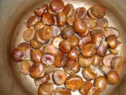 Make High pressure cooker chestnuts step 4