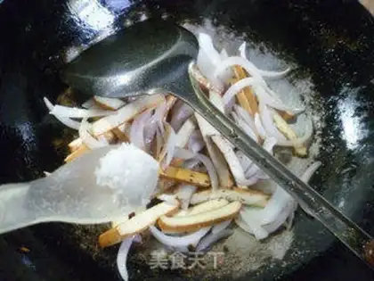Make Onion fried dry step 7
