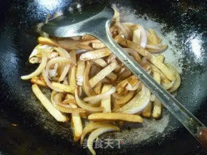 Make Onion fried dry step 9