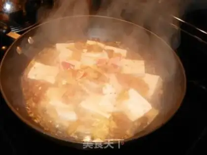 Make Tastes of seafood tofu soup step 5