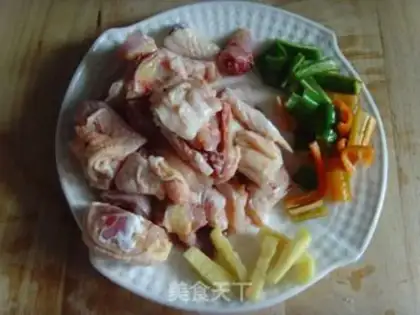 Make Chestnut chicken step 2