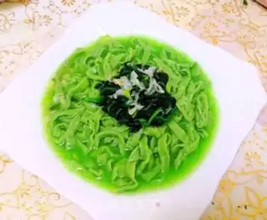 Make Emerald spinach noodles step 21