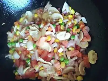Make Spaghetti mushroom sauce step 6