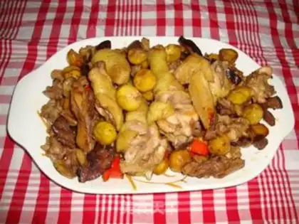 Make Chestnut chicken step 7