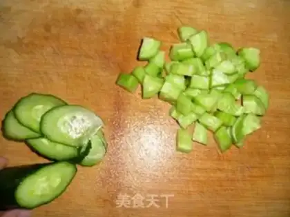 Make Crab cucumber step 3