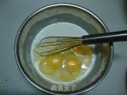 Make Egg onion cakes step 2